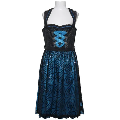 Dirndl (Zwart, Blauw) van Tramontana