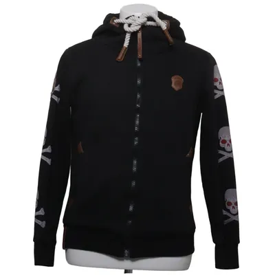 Hoodie (Black) from Vinte Cotton, Polyester