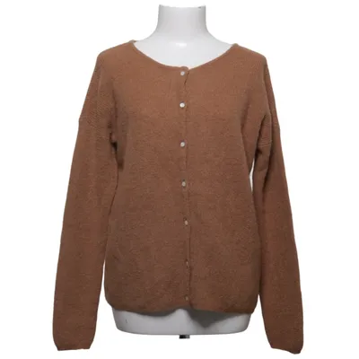 Strickjacke (Braun) von La Maille Sézane Acetat, Alpakawolle, Baumwolle, Mohair, Polyamid