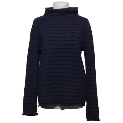 Turtleneck (Blå, Sort) fra Majestic Filatures Kashmir