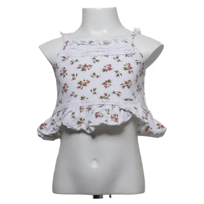 Topp (Vit, Rosa, Grön) från Jottum Bomull, Elastan