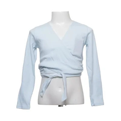 Wikkeltop (Blauw) van Intermezzo Katoen, Polyester