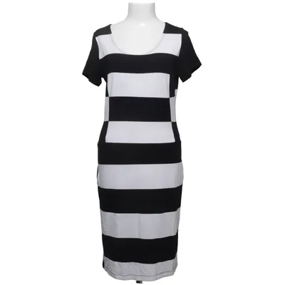 Dress (Black, White) from Anna Elastane, Viscose