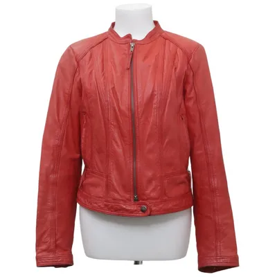 Veste en cuir (Rouge) de Gatto Cuir