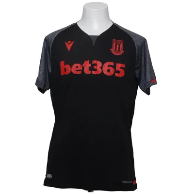 Football jersey (Black, Gray, Red) from Macron Polyester