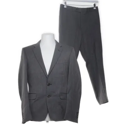 Kostym (Grå) från Herr Von Eden Acetat, Viskos, Ull