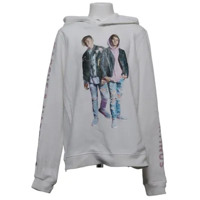 Hættetrøje (Hvid) fra Marcus & Martinus x H&M Bomuld, Polyester