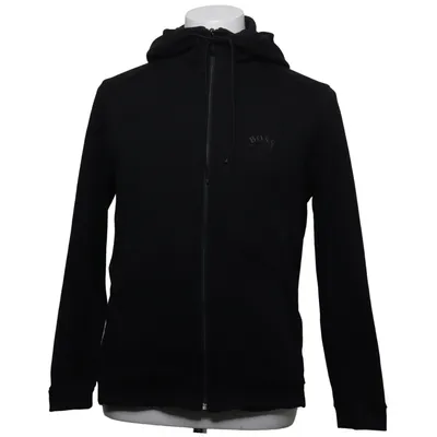 Capuchon sweater (Zwart) van Hugo Boss Katoen, Polyester
