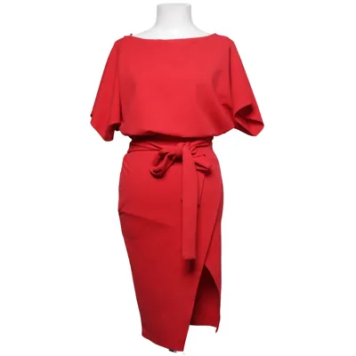 Omlottklänning (Röd) från Evita Elastan, Polyester