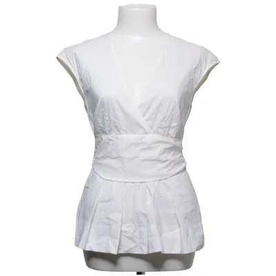 Haut portefeuille (Blanc) de Manoukian Coton, Élasthane, Polyamide