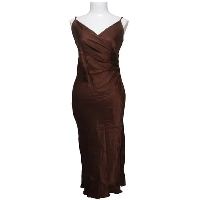 Jurk (Bruin) van Zara Viscose
