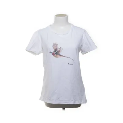 T-shirt (Vit, Flerfärgad) från Barbour Bomull, Elastan