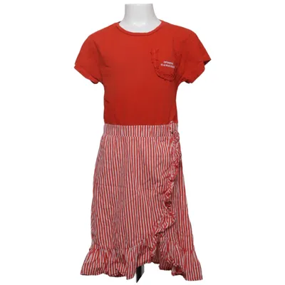 Dress (Red, White, Multicolored) from LC Waikiki Girls Cotton