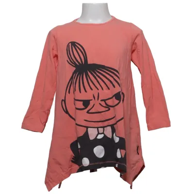 Klänning (Rosa, Svart, Vit) från Moomin by Lindex Bomull, Elastan