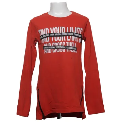 Lange mouwen shirt (Rood) van STC Katoen