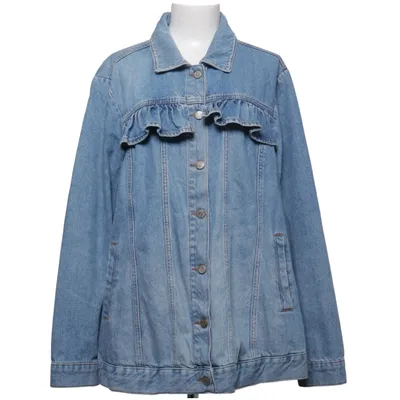 Denim jacket (Blue) from New Look Curves Cotton