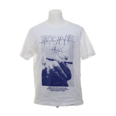 T-shirt (Wit, Blauw) van Splash Organisch katoen