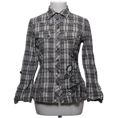 Flannel shirt (Gray, Black, White) from Rick Cardona Cotton