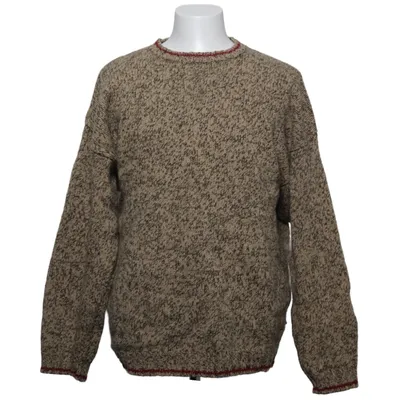 Strickpullover (Beige, Schwarz, Rot) von Eddie Bauer Wolle