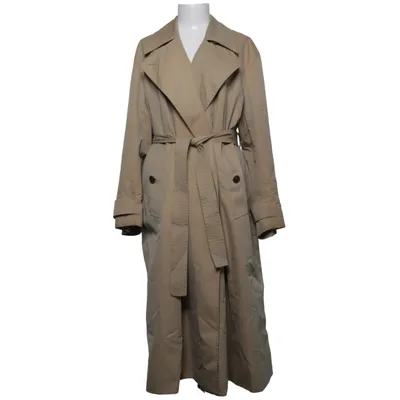 Trench coat (Beige) from Uniqlo Cotton, Modal, Polyester