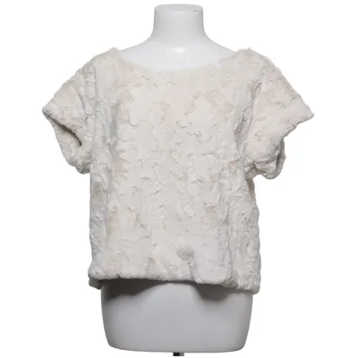 Topp (Beige) från Maeve Bomull, Elastan, Pälsimitation, Polyester