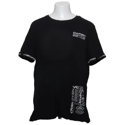 T-shirt (Zwart) van Chapter Katoen