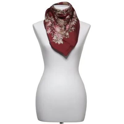 Shawl (Red, Green, Beige) Silk