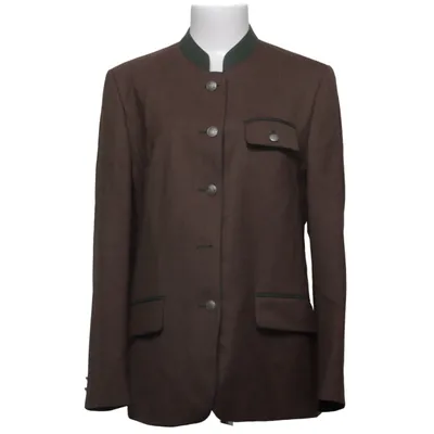Blazer (Brown, Green) from Wild & Wald Viscose, Wool
