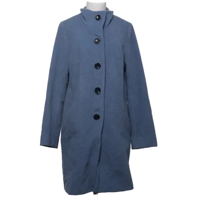 Manteau (Bleu) de Milo Polyamide, Laine
