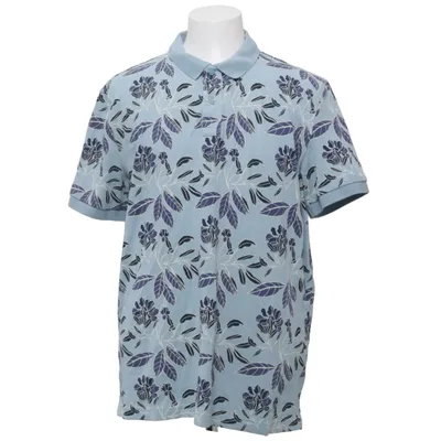 Poloshirt (Blauw, Meerkleurig) van Dressmann Katoen