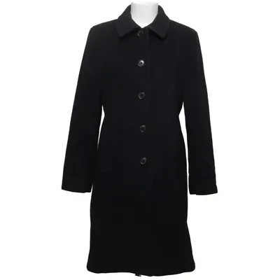 Coat (Black) from Anne Klein Cashmere, Polyester, Wool