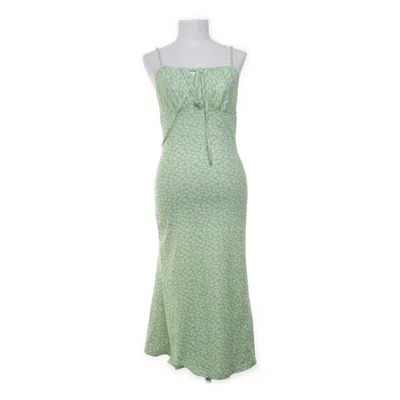Strandklänning (Grön, Vit, Flerfärgad) från Shein Elastan, Polyester