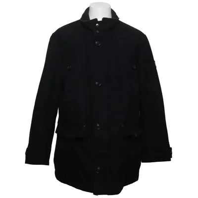 Manteau (Noir) de Engbers Polyamide, Polyester, Laine