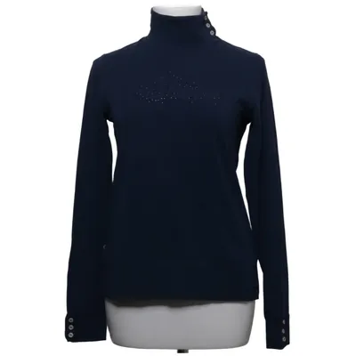 Turtleneck (Blue) from Slam Cotton, Elastane