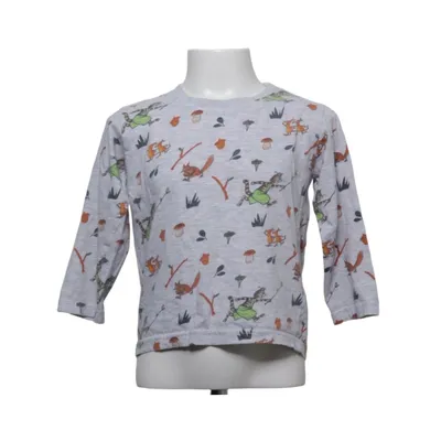 Långärmad t-shirt (Grå, Flerfärgad) från Pettson och Findus Bomull