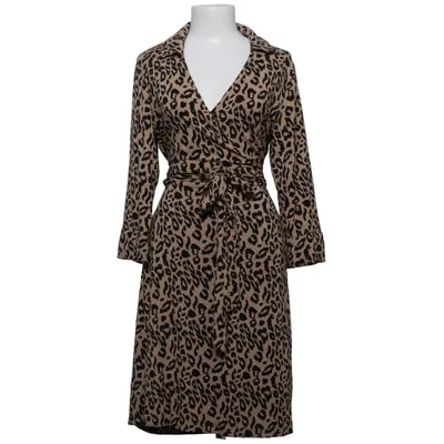 Wikkeljurk (Beige, Zwart) van Flash Woman City Elastaan, Viscose