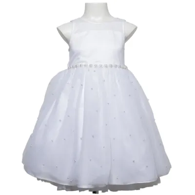 Brudnäbbsklänning (Vit) från American Princess Polyester