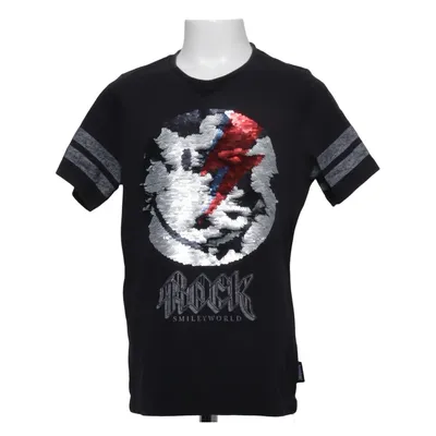T-shirt (Zwart, Meerkleurig) van Smiley World