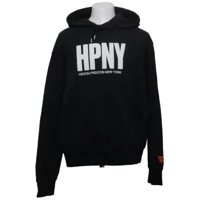 Sweat à capuche (Noir) de Heron Preston Coton, Élasthane