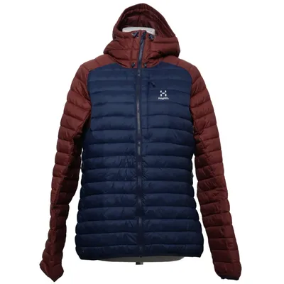 Dunjakke (Blå, Rød, Flerfarvet) fra Haglöfs Elastan, Genanvendt polyester