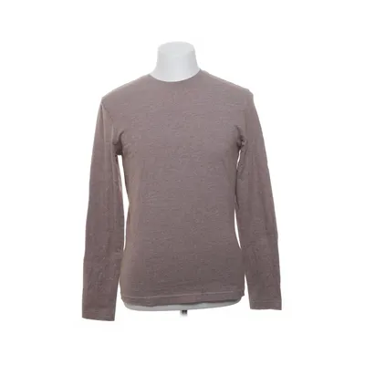 Langærmet t-shirt (Brun) fra H&M Bomuld, Elastan
