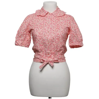 Chemise à manches courtes (Rouge, Blanc)