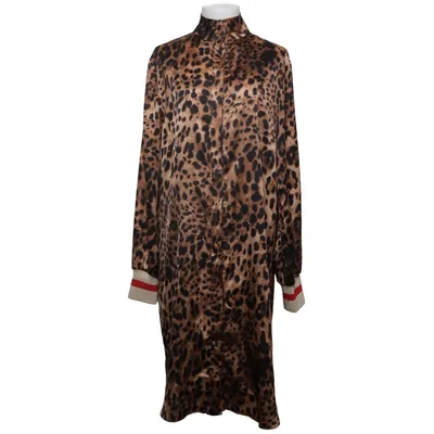 Shirt dress (Brown, Black, Multicolored) from Les Lèvres Polyester