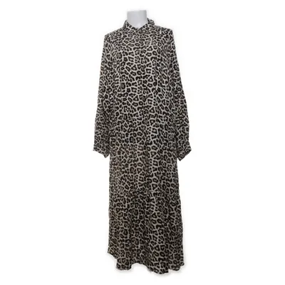 Klänning (Beige, Svart, Flerfärgad) från H&M Viskos