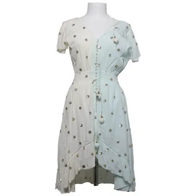 Klänning (Vit, Blå, Flerfärgad) från Boho Viskos