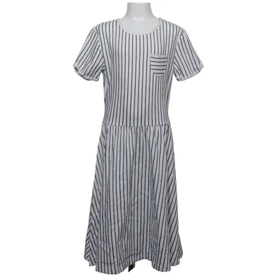 Dress (Blue, White) from Yigga Cotton, Elastane