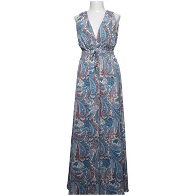 Robe longue (Bleu, Blanc, Orange) de HF Woman Collection Polyester