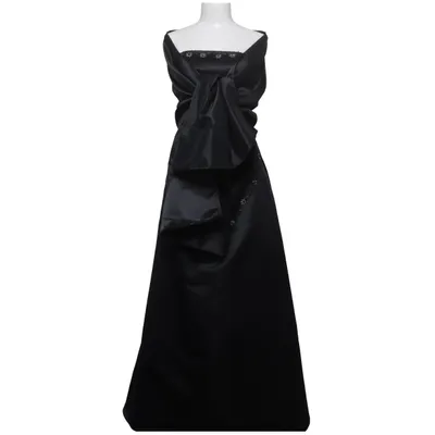 Evening gown (Black) from Niente Polyester