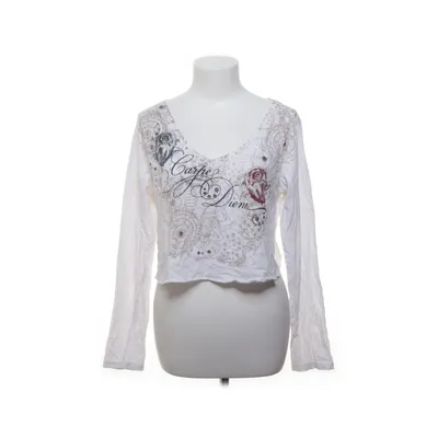 Crop top (Wit, Meerkleurig) van Ellos Plus Collection