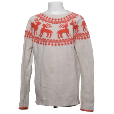 Kersttrui (Beige, Rood) van Johnnie B Acryl, Katoen, Polyamide, Wol